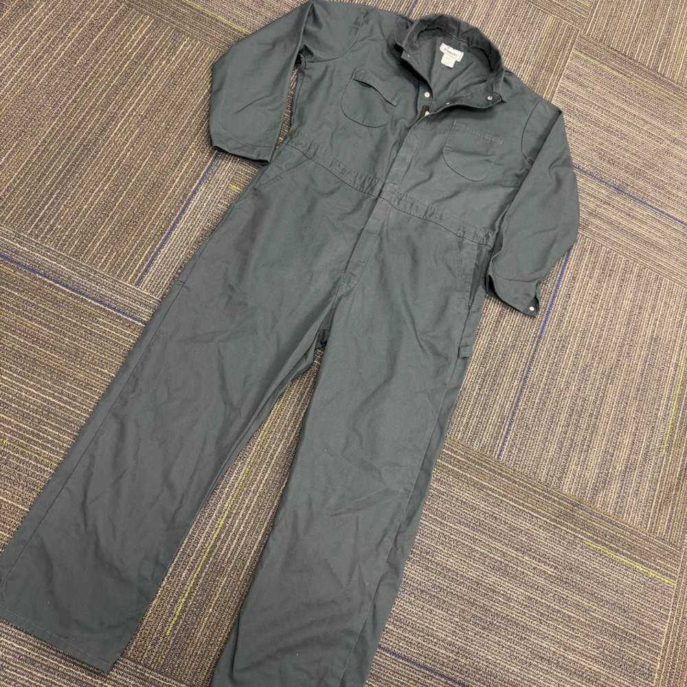 Sears Roebucks Coveralls Mens 48T Green Excellent Vintage Michael Myers Costume